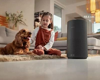 Увлажнитель-очиститель воздуха Philips AC1715/10 14Вт (ультразвуковой) белый/черный