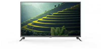 Телевизор LED Starwind 43" SW-LED43UG400 Яндекс.ТВ стальной 4K Ultra HD 60Hz DVB-T DVB-T2 DVB-C DVB-S DVB-S2 USB WiFi Smart TV