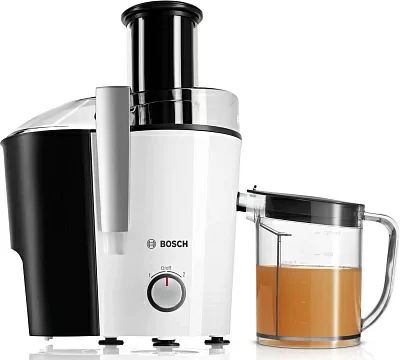 Соковыжималка центробежная Bosch VitaJuice MES25A0 700Вт рез.сок.:1250мл. белый/черный