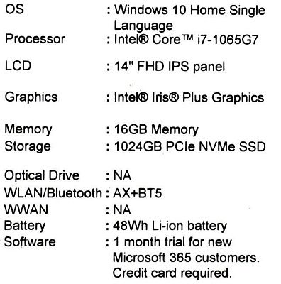 Ноутбук Acer Swift 3 SF314-57-779V <NX.HJMER.002> i7 1065G7/16/1TbSSD/WiFi/BT/Win10/14"/1.06 кг