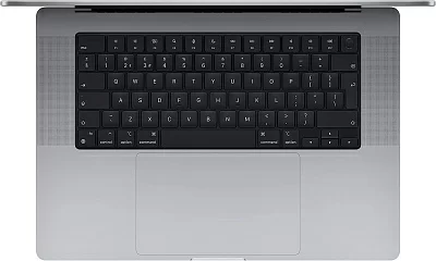 Ноутбук Apple MacBook Pro A2485 M1 Pro 10 core 32Gb SSD512Gb/16 core GPU 16.2" Retina XDR (3456x2234) Mac OS grey space WiFi BT Cam (Z14V000GD)