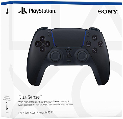 Геймпад Беспроводной PlayStation DualSense черный для: PlayStation 5 (CFI-ZCT1J 01)