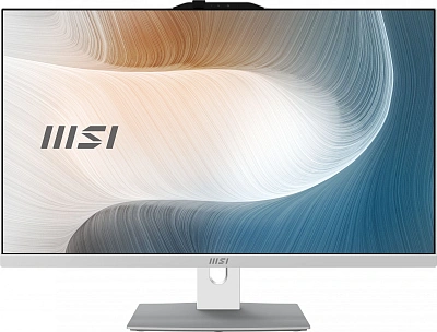 Моноблок MSI Modern AM272P 1M-685XRU 27" Full HD Core 7 150U (1.8) 32Gb SSD1Tb Graphics noOS GbitEth WiFi BT 120W клавиатура мышь Cam белый 1920x1080