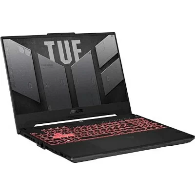 Ноутбук Asus TUF Gaming A15 FA507NV-LP021 Ryzen 7 7735HS 16Gb SSD1Tb NVIDIA GeForce RTX4060 8Gb 15.6" IPS FHD (1920x1080) noOS grey WiFi BT Cam (90NR0E85-M007N0)