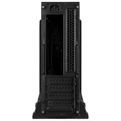 Корпус Aerocool Playa Slim черный без БП mATX 1x80mm 2xUSB3.0 audio bott PSU