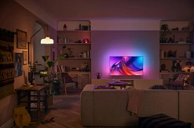 Телевизор LED Philips 55" 55PUS8519/60 Series 8 серый антрацит 4K Ultra HD 60Hz DVB-T DVB-T2 DVB-C DVB-S DVB-S2 USB WiFi Smart TV (RUS)