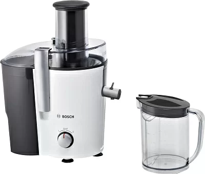 Соковыжималка центробежная Bosch VitaJuice MES25A0 700Вт рез.сок.:1250мл. белый/черный