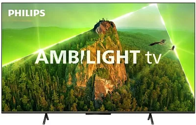 Телевизор LED Philips 50" 50PUS8108/60 Series 8 хром 4K Ultra HD 60Hz DVB-T DVB-T2 DVB-C DVB-S DVB-S2 USB WiFi Smart TV (RUS)