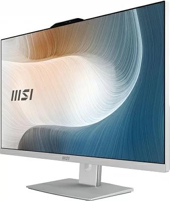 Моноблок MSI Modern AM272P 12M-238XRU 27" Full HD i5 1240P (1.7) 16Gb SSD512Gb Iris Xe noOS GbitEth WiFi BT 120W клавиатура мышь Cam белый 1920x1080