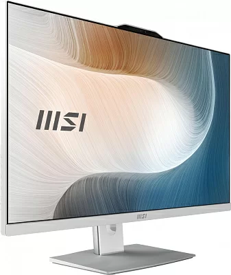 Моноблок MSI Modern AM272P 12M-483RU 27" Full HD i5 1235U (1.3) 16Gb SSD512Gb Iris Xe noOS GbitEth WiFi BT 120W клавиатура мышь Cam белый 1920x1080