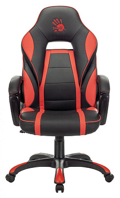 Кресло игровое A4Tech Bloody GC-350 черный/красный эко.кожа крестовина