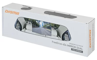 Видеорегистратор Digma FreeDrive 404 MIRROR DUAL черный 2Mpix 1080x1920 1080p 170гр. GP6248