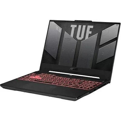 Ноутбук Asus TUF Gaming A15 FA507NV-LP021 Ryzen 7 7735HS 16Gb SSD1Tb NVIDIA GeForce RTX4060 8Gb 15.6" IPS FHD (1920x1080) noOS grey WiFi BT Cam (90NR0E85-M007N0)