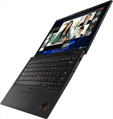 Ноутбук Lenovo ThinkPad X1 Carbon G10 Core i7 1265U 16Gb SSD512Gb Intel Iris Xe graphics 14" IPS WUXGA (1920x1200) Windows 11 Professional black WiFi BT Cam (21CCS9Q101)