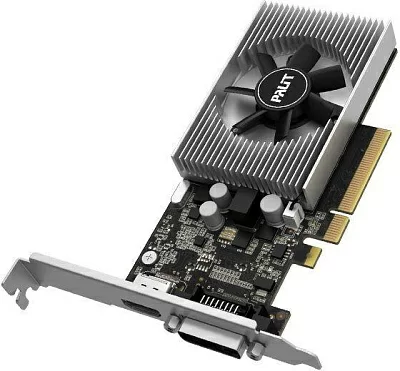 Видеокарта Palit PCI-E PA-GT1030 2GD4 NVIDIA GeForce GT 1030 2Gb 64bit DDR4 1151/2100 DVIx1 HDMIx1 HDCP Bulk low profile