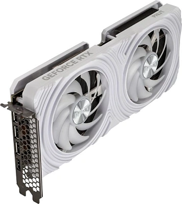 Видеокарта Palit PCI-E 4.0 RTX4070 DUAL WHITE NVIDIA GeForce RTX 4070 12Gb 192bit GDDR6X 1920/21000 HDMIx1 DPx3 HDCP Ret