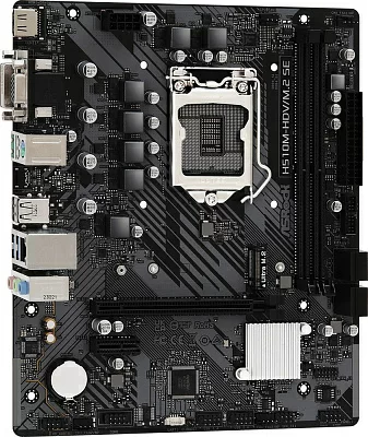 Материнская плата Asrock H510M-HDV/M.2 SE Soc-1200 Intel H470 2xDDR4 mATX AC`97 8ch(7.1) GbLAN+VGA+DVI+HDMI