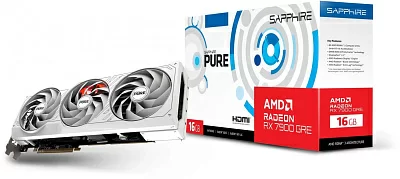 Видеокарта Sapphire PCI-E 4.0 11325-03-20G PURE RX 7900 GRE GAMING OC AMD Radeon RX 7900GRE 16Gb 256bit GDDR6 1972/18000 HDMIx2 DPx2 HDCP Ret