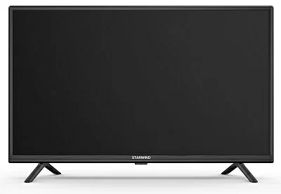 Телевизор LED Starwind 32" SW-LED32BG202 Slim Design черный HD 60Hz DVB-T DVB-T2 DVB-C DVB-S DVB-S2 USB