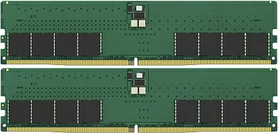 Память DDR5 2x32GB 5200MHz Kingston KVR52U42BD8K2-64 Valueram RTL PC5-41600 CL42 DIMM 288-pin 1.1В dual rank Ret