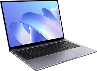 Ноутбук Huawei MateBook 14 KLVG-X Core i5 1340P 16Gb SSD512Gb Intel Iris Xe graphics 14" IPS 2K (2160x1440) Windows 11 Home grey space WiFi BT Cam (53013YGL)