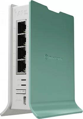 Роутер беспроводной MikroTik hAP ax lite (L41G-2AXD) AX600 10/100/1000BASE-TX голубой