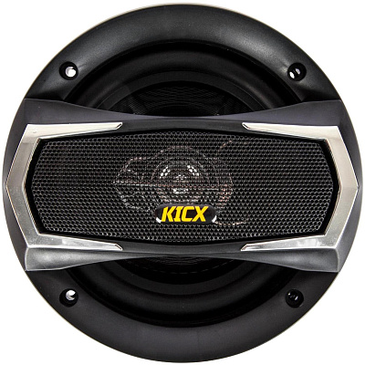 Колонки автомобильные Kicx JM-165 130Вт 89дБ 4Ом 16.5см (6 1/2дюйм) (ком.:2кол.) коаксиальные трехполосные