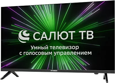 Телевизор LED Hyundai 32" H-LED32FS5006 Салют ТВ черный HD 60Hz DVB-T DVB-T2 DVB-C DVB-S DVB-S2 WiFi Smart TV (RUS)